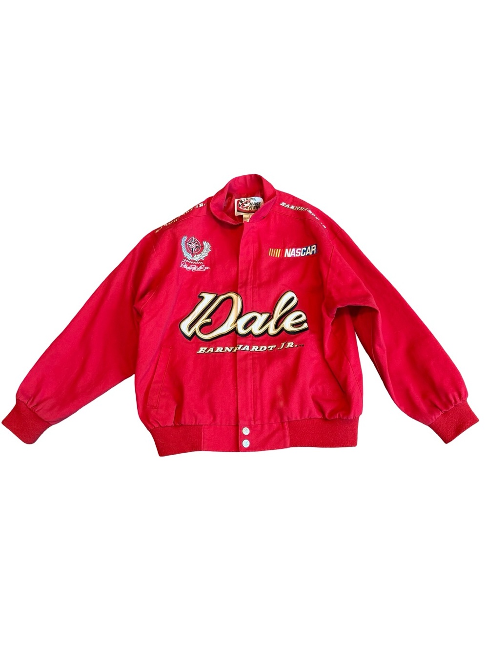 Chase Authentics Dale Earnhardt Jacket Bold Red Zip-Down NASCAR Collectible Lg
